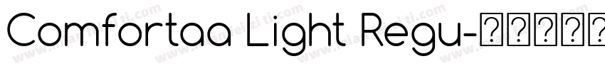 Comfortaa Light Regu字体转换